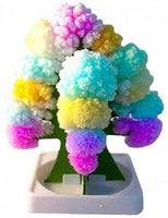 Amoyer Crystal Growing Kit Toys Creative Colorful Magic Tree Paper Handmade Gifts DIY Paper Tree Gifts Magic Tree Crystal Growing Activity Set Xmas Crystal Growing Tree Novelty DIY Decorations Tree