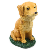 Golden Retriever Dog Bobblehead Figure for Car Dash Desk Fun Accessory