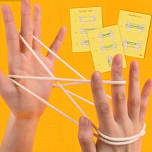 Load image into Gallery viewer, Toyvian Cats Cradle String Finger Game String Rope Thread Toy Educational Innovative Cooperative Fun Games Kids Party Supplies
