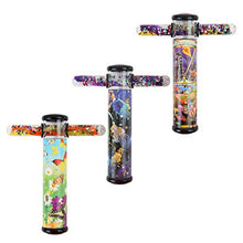 Load image into Gallery viewer, Playlearn Kaleidoscope Glitter Wand - 6 Inch Scope with 5 Inch Glitter Wand (Butterfly)
