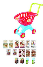 Load image into Gallery viewer, PlayGo Lightweight Shopping Cart Toy 18 Pc Set with Adjustable Handle Pretend Play for Toddler Kids Age 3 Years &amp; Up
