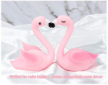 Load image into Gallery viewer, Flamingo Cake Decorations Pink Flamingo Cake Toppers for Kids Birthday Gifts Baby Showers Decorative Flamingo Party Favor Toys for Bridal Wedding DIY Handmade Craft Home Decor Car Accessories 1 Pair
