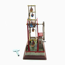 Load image into Gallery viewer, VOSAREA Ferris Wheel Tin Toy Wind up Iron Vintage Ferris Wheel Collector Toy with Clockwork for Home Bar Ornament

