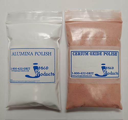 JESCO Cerium Oxide and Alumina Rock Polish Combo