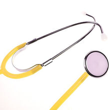 Load image into Gallery viewer, BCP Yellow Color Real Working Stethoscope for Role Play
