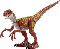 Jurassic World Velociraptor - Jumping Savage Strike Dinosaur Action Figure, Smaller Size, Attack Move Iconic to Species, Movable Arms & Legs, Great Gift for Ages 4 Years Old & Up