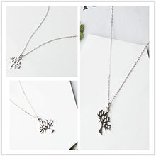 Load image into Gallery viewer, Goddness Bar Sterling Simple Silver Korean Necklace #1
