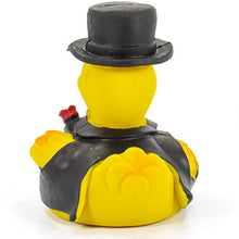 Load image into Gallery viewer, Wedding Groom Rubber Duck Bath Toy | Eco-Friendly, All Natural, Organic, Squeaker | Lanco Brand | Imported from Barcelona, Spain
