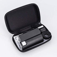 Load image into Gallery viewer, ZXYAN Microscope Accessories Pocket 200X~240X Handheld LED Lamp Light Zoom Magnifier Mini Portable Microscope Magnifying Glass Pocket Lens Biology Education
