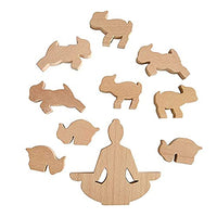 Genuine Fred Goat Yoga Wooden Stacking Game
