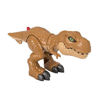 Jurassic World Toys Fisher-Price Imaginext Jurassic World Toys Thrashin Action T Rex Dinosaur Figure for Preschool Kids Ages 3 to 8 Years,Multi