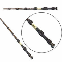 Load image into Gallery viewer, JIMMYFUN Handcrafted Magic Wand, Handcarved, Black Wand, Professor Wand, Wizard Sorcerer&#39;s Wand (No.4)

