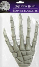 Load image into Gallery viewer, 8&quot; Severed Skeleton Hand Creepy Halloween Party Prop or Haunted House Decorations (Pack of 2)
