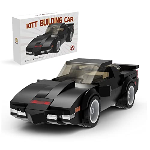 KITT Rider Toys Building Kit, Michael Knights Rides Set, Classic KITT Car Building Bricks Gift for Boys and Girls(208 Pieces)