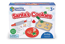 Load image into Gallery viewer, Learning Resources Santa&#39;s Cookies Set, Christmas Toys, Christmas Cookie Playset, Christmas Gifts for Boys and Girls, Holiday Toys for Toddlers, Christmas Stockings, 12 pieces, Ages 3+
