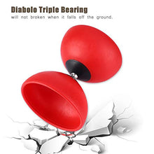 Load image into Gallery viewer, Bnineteenteam Diabolo Chinese Yoyo Diabolo Toys with Coloured Diablolo Sticks for Super Long Spin Times and pro Level diabolo.(Red) Children&#39;s Outdoor Toys
