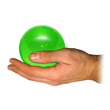 Load image into Gallery viewer, Flames N Games 75mm Acrylic Colour Contact Ball + Suede Bag - Pro Contact Balls for All Abilities. Available in 5 Colours!! (Green)
