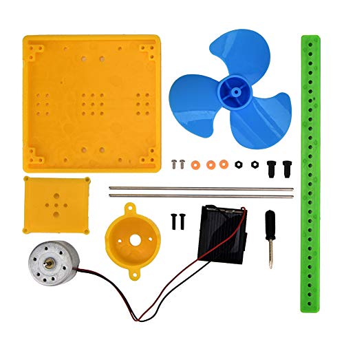 Physical Handmade Set DIY Kits Toy Solar Generator Generation, Solar Generator Fan Toy, Solar Generator Fan Toy for Kids Home
