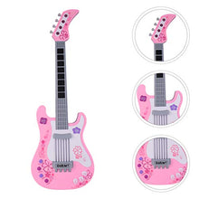 Load image into Gallery viewer, HEALLILY Kid Guitar Toy Electric Musical Guitar Play Guitar Ukulele Musical Instruments Educational Learning Toy Gift Pink
