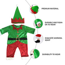 Load image into Gallery viewer, SOIMISS Kids Elf Costume Christmas Red Green Dress Up Elf Hat Cosplay Festival Performance Outfit Toddlers Children
