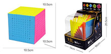 Load image into Gallery viewer, ZHISHENG 7x7x7-&gt;11x11x11 Pro Competition Or Training Magic Cube Stickerless Speed Magic Cube Puzzles Toy (10x10x10, Rainbow)
