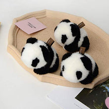 Load image into Gallery viewer, Keychain Panda pendant Lovely Mini Ornaments Cute Fluffy Fur Animal Key Ring Kawaii Plush Doll Fashion Gift
