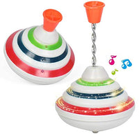 Amorr Light Up Spinning Top Toy for Kids Spinning Top with Sound Music and Lights Spinning Toy Birthday Gift for Boy and Girl