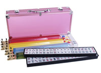 Deluxe Mahjong in Pink Aluminum Case