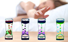 Load image into Gallery viewer, OCTTN Liquid Motion Bubbler Timer Sensory Toys for Relaxation, Water Timer Fidget Toy for All Age, Motion Bubble Toy Sensory Play for Office Home (Purple &amp; Black, 1 Pack)

