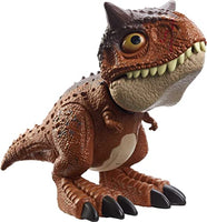?Jurassic World Camp Cretaceous Chompin Carnotaurus Toro Dinosaur Action Figure, Toy Gift with Button-Activated Chomping and Other Motions