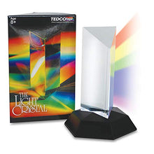 Load image into Gallery viewer, TED Light Crystal Prism (4.5in) - Shows a Kaleidoscope of Colors

