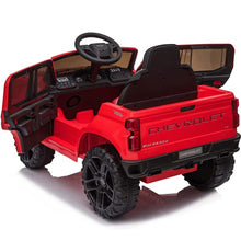 Load image into Gallery viewer, SEGMART Electric Cars for Kids Ride-on Truck Car, 12V Licensed Pickup Ride-on Toys for Boy &amp; Girl Electric Vehicles Car Toy Parental Remote Control with Storage Box/Music Function/LED Lights, Red
