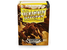 Load image into Gallery viewer, 10 Packs Dragon Shield Classic Copper Standard Size 100 ct Card Sleeves Display Case
