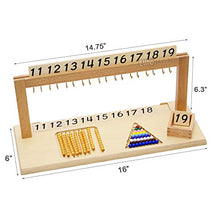 Load image into Gallery viewer, Elite Montessori Teen Bead Hanger with Beads Preschool Learning Material
