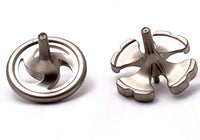 Turbo Tops Stainless Steel Spin Tops 2 Pack (Silver)