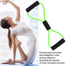 Load image into Gallery viewer, Mallyu 8-Shaped Resistance Band Chest Fitness Yoga Pull Rope Tube Rubber Muscle Training Stretching Exercise

