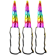 Load image into Gallery viewer, 3 Ct Imagine-Fly Rainbow Unicorn Horn Headband - Birthday Party Cosplay Costume
