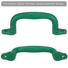 Load image into Gallery viewer, Dolibest Set of 4 Safety Playground Handles,Swing Set Kids Safety Hand Grips for Playset, Climbing Frame, Play House,Climbing Frame, Play House Handles(Green)
