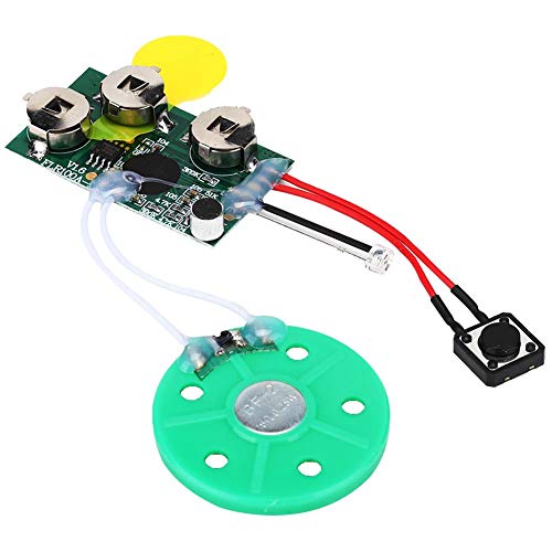 DIY Greeting Card Module, Light Sense Voice Sound Record Chip for DIY Birthday Christmas Musical Audio Cards Gift Box, 4mins Recordable Voice Module for Children's Toys(Single Play)