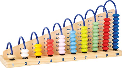small foot wooden toys Abacus Educate Wooden Educational Toy Designed for Children 4+, Multi