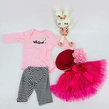 Load image into Gallery viewer, Anano Reborn Doll Clothes 24 Inches Toddler Girl Doll Clothes Set Real Baby Princess Dress (NO Doll Include) (Bunny Suit)
