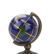 Load image into Gallery viewer, Okuyonic Elegant 1:12 Miniature Globe Globe for Children (Blue Ball Bronze seat)
