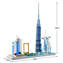 Load image into Gallery viewer, Architecture Dubai Skylines Building Micro Blocks DIY Toys for Adults and Children (2545 pcs)

