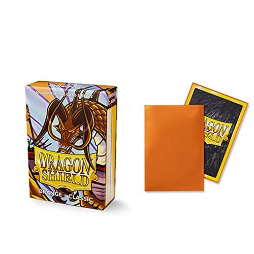 Dragon Shield Classic Mini Japanese Orange 60 ct Card Sleeves Individual Pack