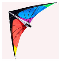 XIBEI Stunt Kite, Dual Line Kite,High Flying Kite with Multi Coloured Panel Design - Stunt Kites for Outdoor Fun - Dual Line Stunt Kites - Popular Entry-Level Stunt Kite,Easy Flying (70 x 32 inch