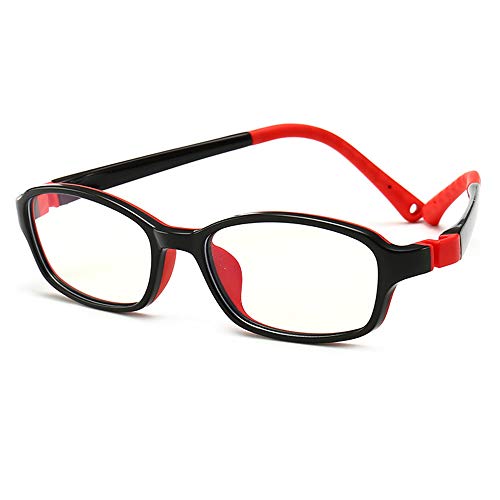 Fantia Children's Anti-Blue Glasses Frame Kids Eyeglass Unisex-Child Comfortable Soft Silicone Eyewear (C1)