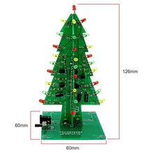 Load image into Gallery viewer, DDIY DIY LED Christmas Tree Colorful Electronics Soldering Practice Project Assemble Kit Flashing RGB Mixture LED diy electronics Kit
