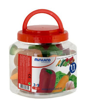 Load image into Gallery viewer, Miniland Vegetable Assortment - 11 Pieces/Jar
