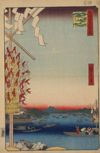 Load image into Gallery viewer, Utagawa Hiroshige Japanese Art Ukiyoe 100 Famous Views of Edo Summer Part Asakusa River Okawabata Miyado River Jigsaw Puzzle Adult Wooden Toy 1000 Piece
