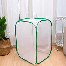 Load image into Gallery viewer, Cabilock Insect Cage Portable Bug House Butterfly Habitat for Children Learning White 40x40x60cm
